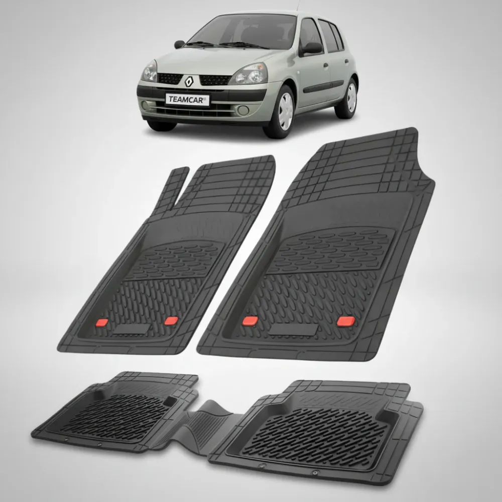 Renault Clio II Fußmatten (1998–2005) | Schwarz