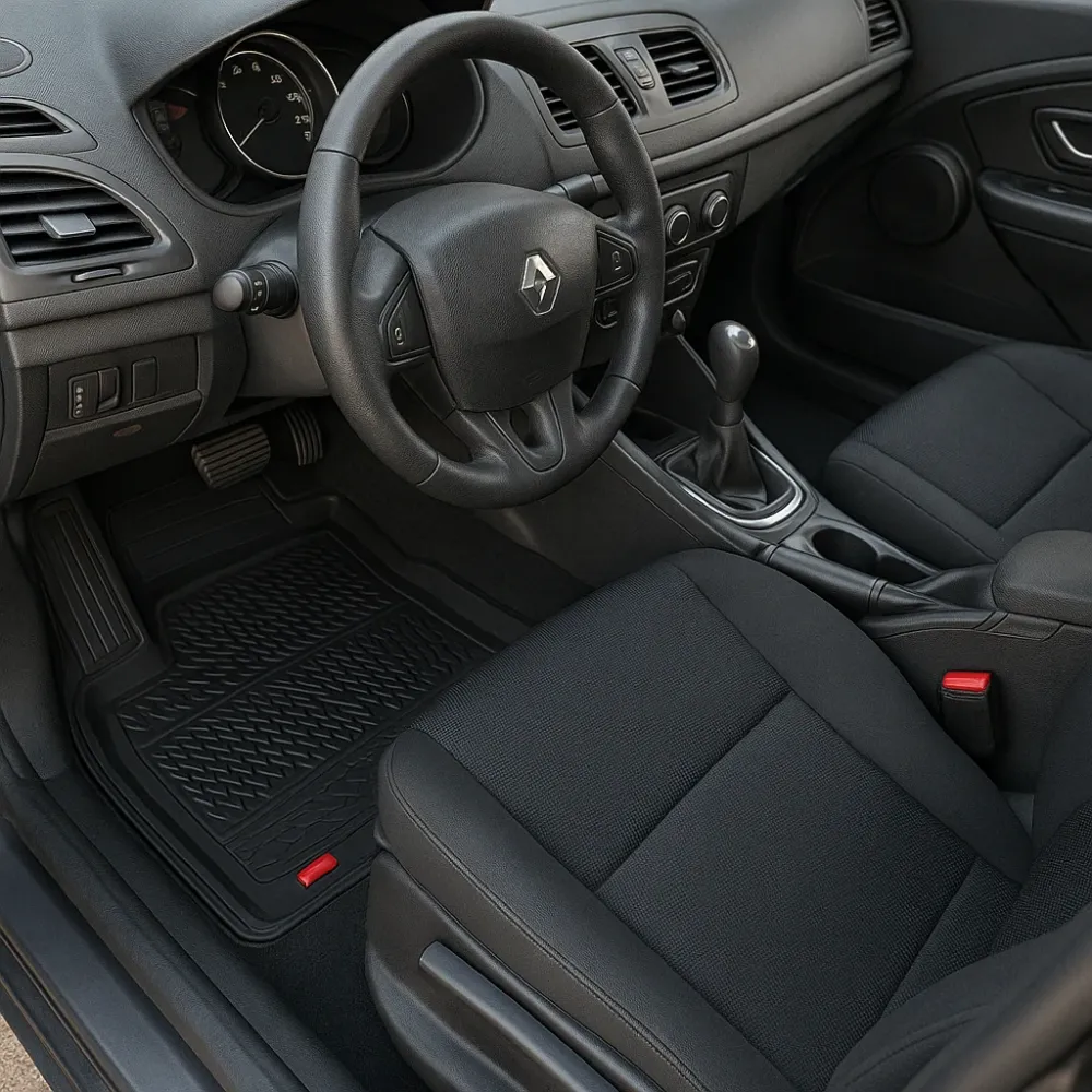 Renault Megane III Schrägheck 2008-2016 Kompatible Fußmatten | Rot