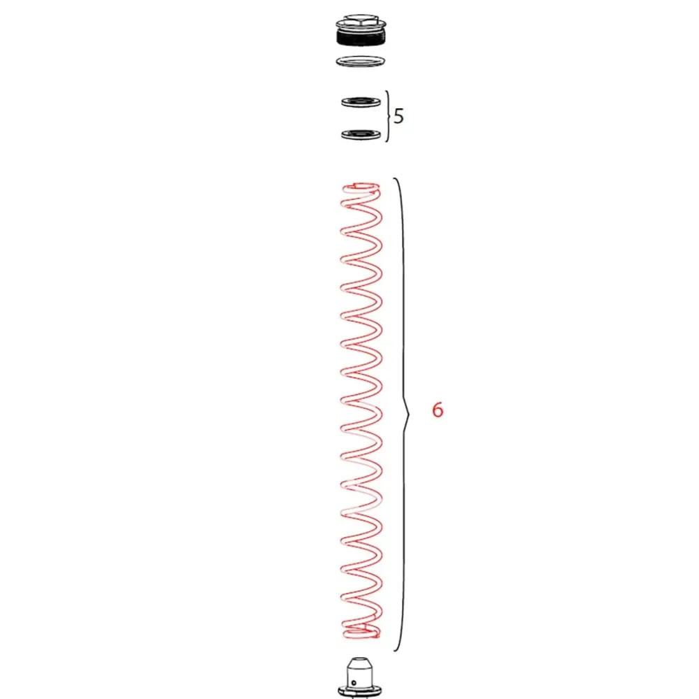 ROCKSHOX DOMAIN Single Té Medium Gabelfeder