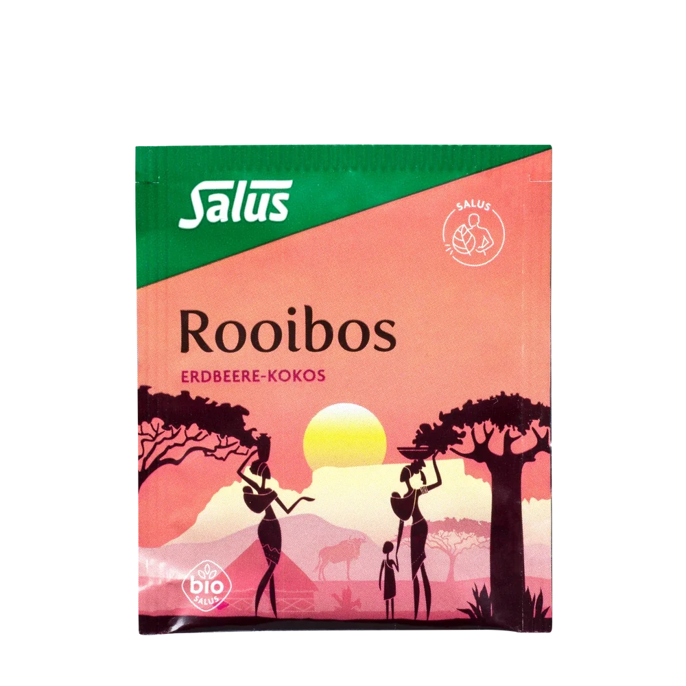 Rooibos Erdbeere-Kokos Tee Bio 15 Filterbeutel Salus