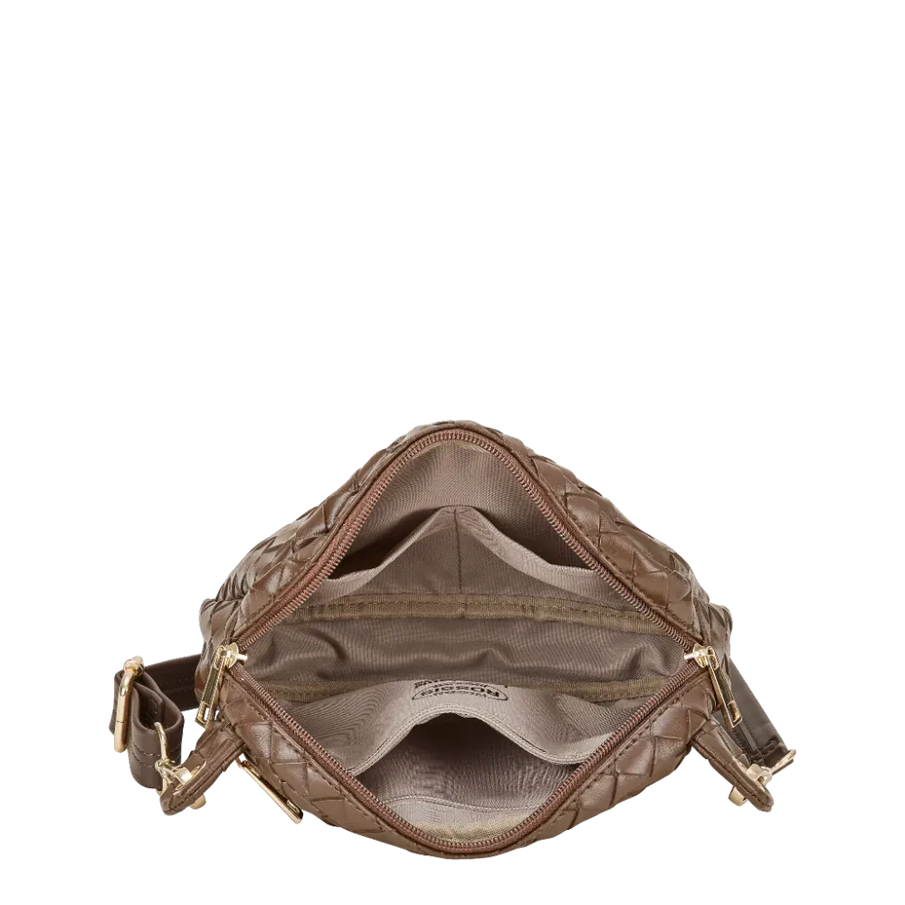 ROSSIS Aline Flechtoptik, Espresso