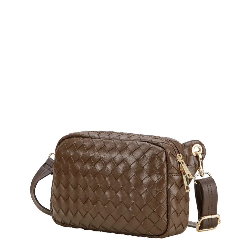 ROSSIS Aline Flechtoptik, Espresso