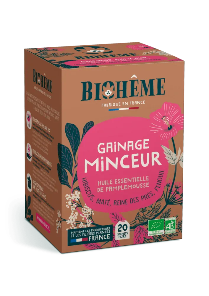 Schlankheitsaufguss · 20 Teebeutel · Gainage Minceur