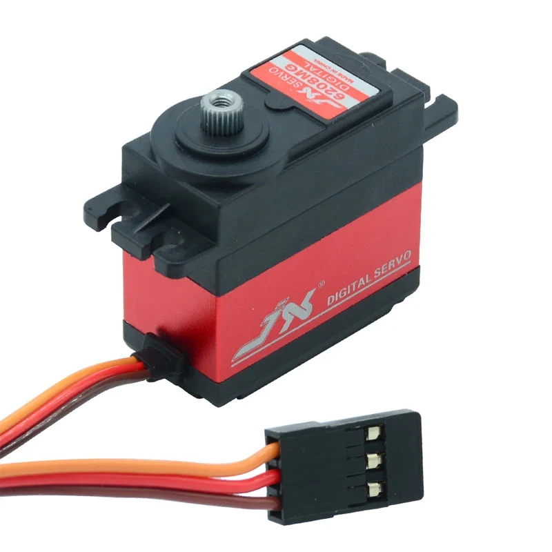 JX Servo PDI-6208MG – 8 kg 120 Grad Hochgeschwindigkeits-Metallgetriebe, digitaler kernloser Standard-Servomotor für RC-Ca...
