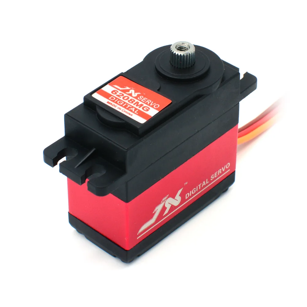 JX Servo PDI-6208MG – 8 kg 120 Grad Hochgeschwindigkeits-Metallgetriebe, digitaler kernloser Standard-Servomotor für RC-Ca...