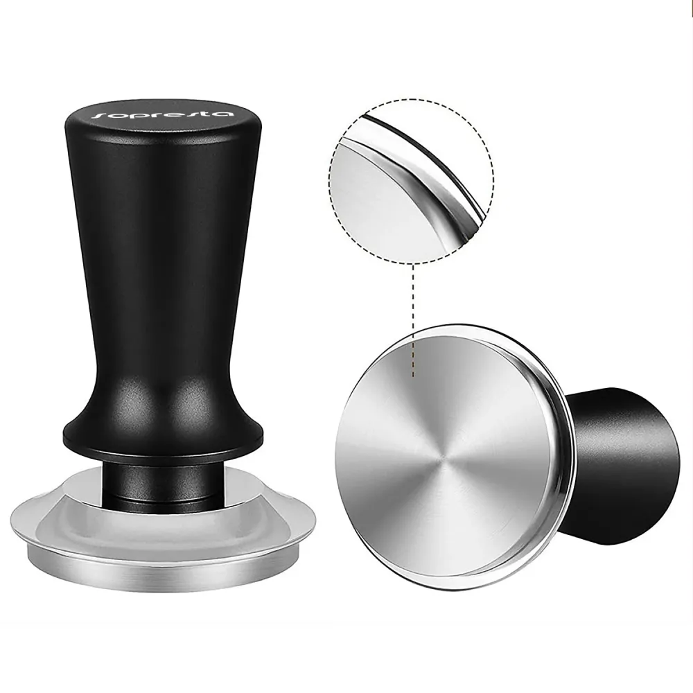 Sopresta 58mm Kalibrierter Tamper mit Leveler