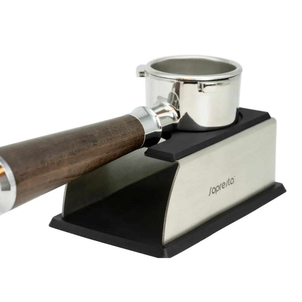 Sopresta Tamper-Station aus Edelstahl