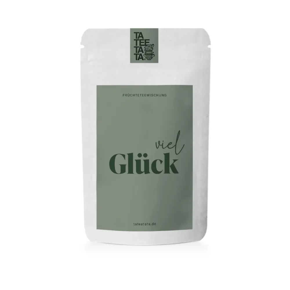 TaTeeTaTa viel Glück Früchteteemischung | Orangeneis Geschmack 15g