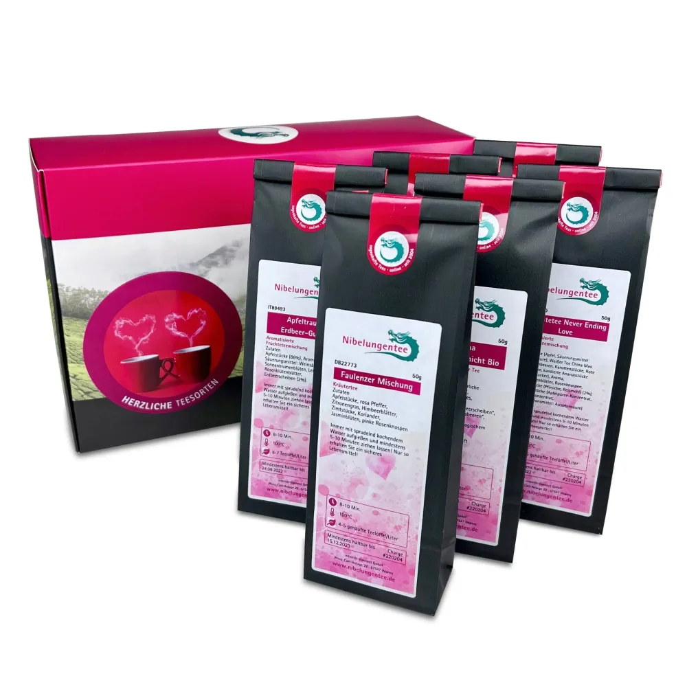 Tee-Geschenkset Love