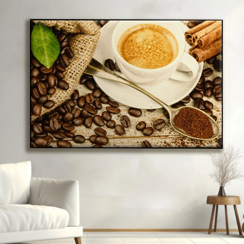 Textilspannrahmen "Der Kaffee"