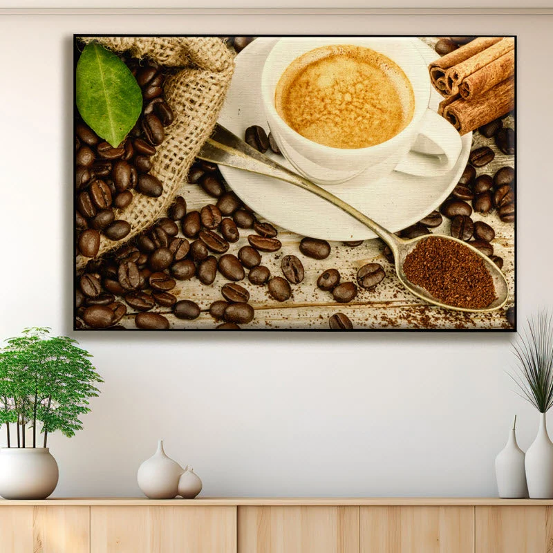 Textilspannrahmen "Der Kaffee"