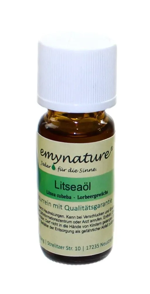 Ätherisches Öl Litsea Cubeba 100 % naturrein, Inhalt 10 ml Litseaöl