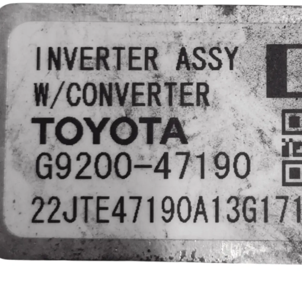 Toyota Auris Batterie (E180) 1.8 Hybrid Cod: G920047190 (2012-2018)