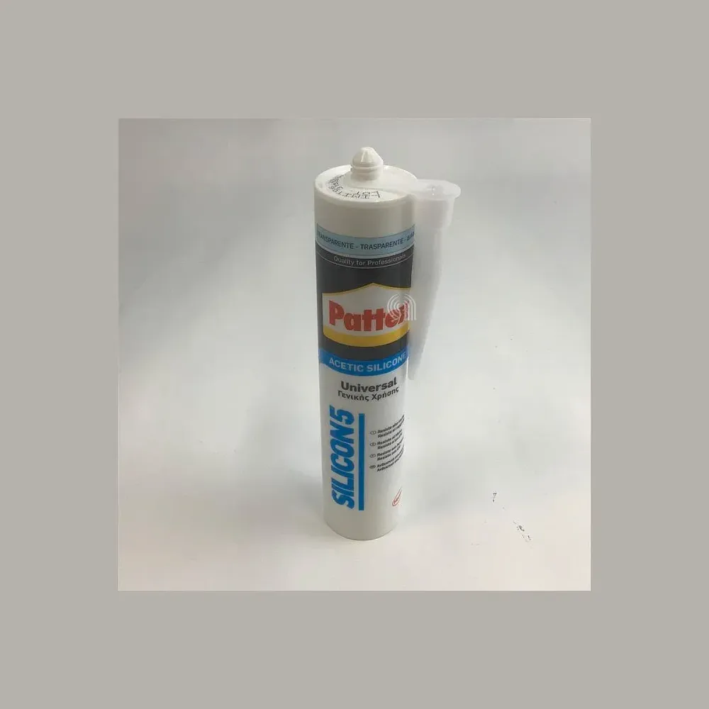 transparenter Silikon Pattex 280 ml für universelle Abdichtung