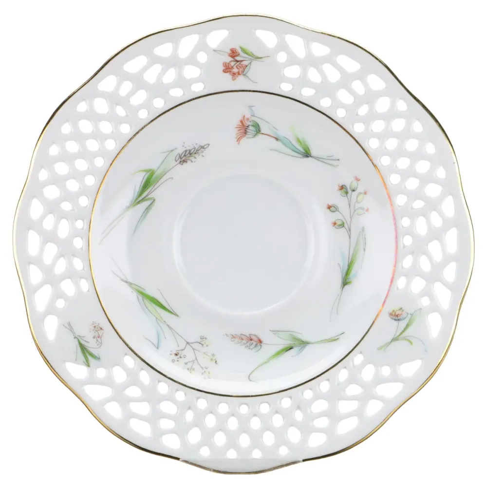 Untertasse für Kaffee Feldblumen