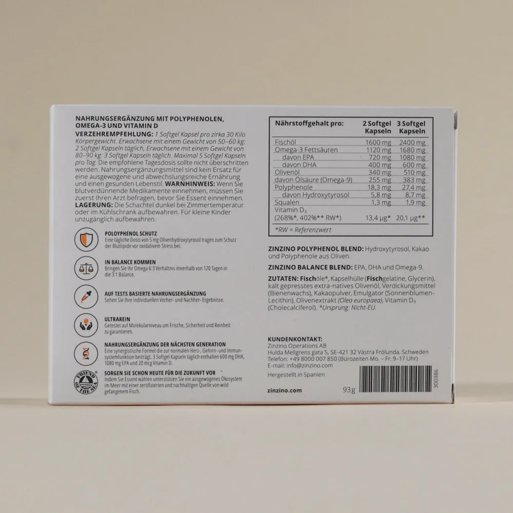 Zinzino Essent+ Premium