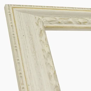 278.915 Holzrahmen mit White Ocker -Hintergrundprofil Maß 60x45 mm