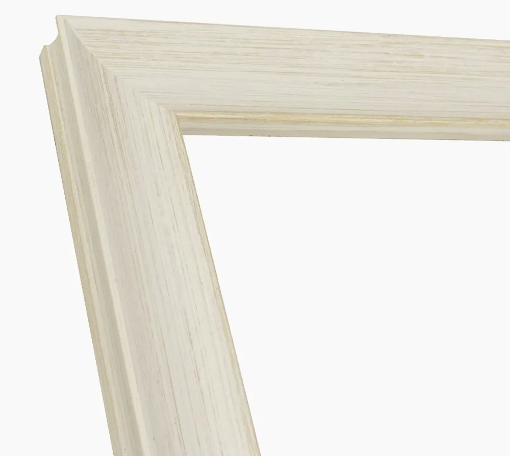298.915 Holzrahmen mit White Ocker -Hintergrundprofil Maß 45 x 30 mm