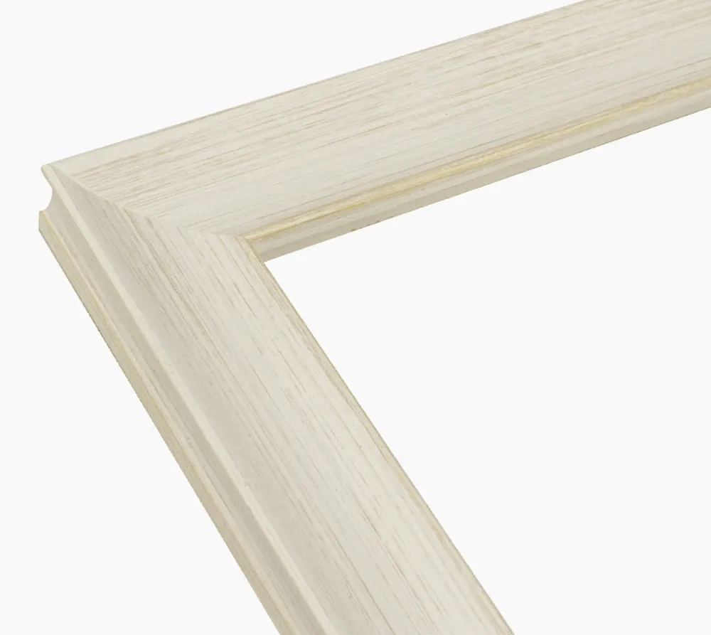 298.915 Holzrahmen mit White Ocker -Hintergrundprofil Maß 45 x 30 mm