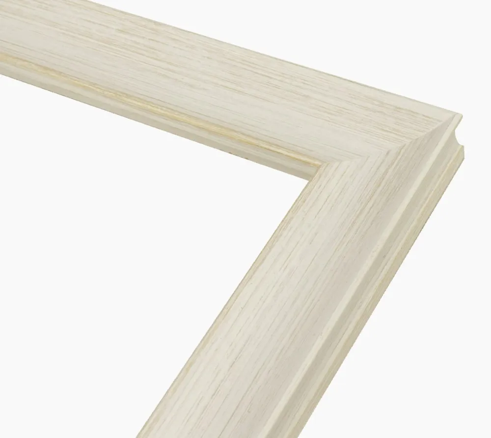 298.915 Holzrahmen mit White Ocker -Hintergrundprofil Maß 45 x 30 mm