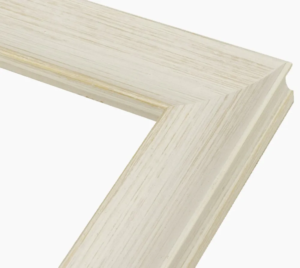 298.915 Holzrahmen mit White Ocker -Hintergrundprofil Maß 45 x 30 mm