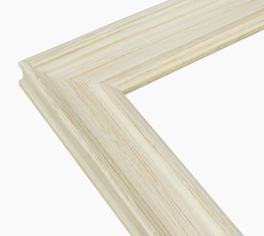 340.915 Holzrahmen mit White Ocker -Hintergrundprofil Messung 60 x 30 mm