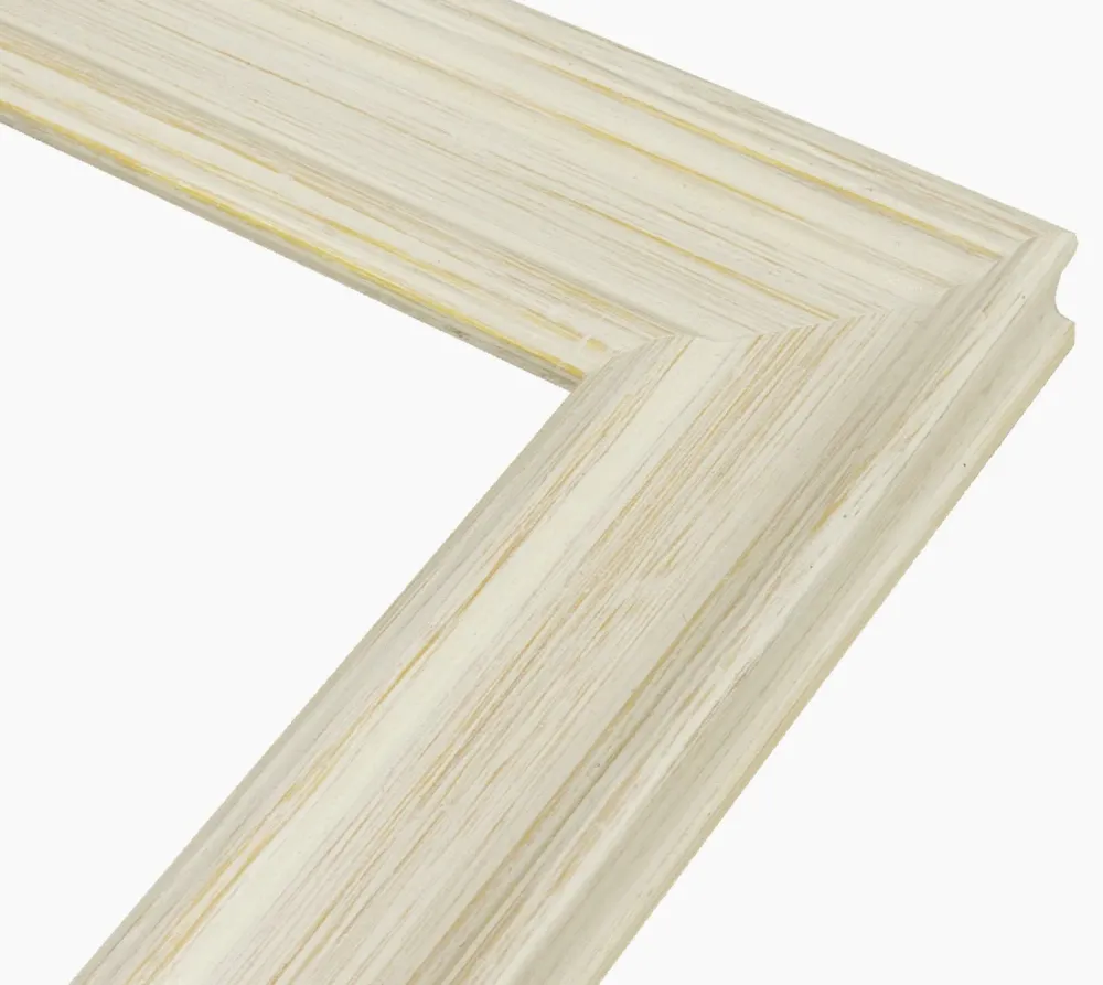 340.915 Holzrahmen mit White Ocker -Hintergrundprofil Messung 60 x 30 mm