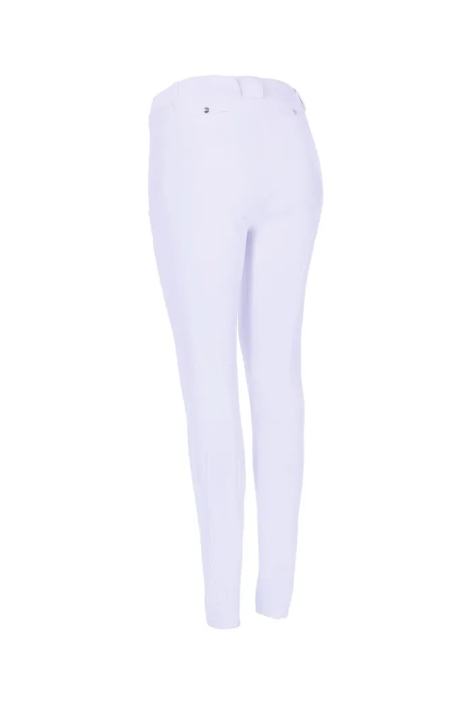 Air Sporty Pro Damen-Reitleggings mit Vollbesatz White 44