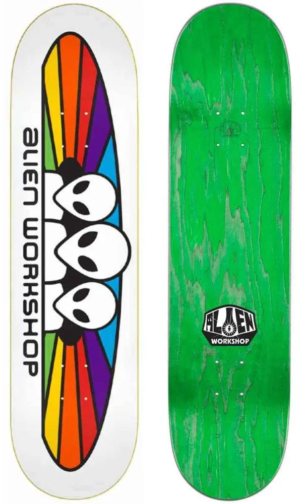 Alien Workshop Spectrum 8.0 Deck White