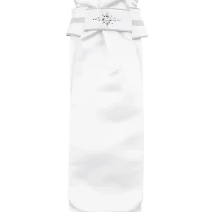 ANKY Competition DeLuxe Damen Plastron mit Steinen White/Silver M