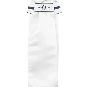 ANKY Competition DeLuxe Damen Plastron mit Steinen White/Navy M