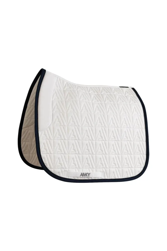 ANKY Dressur-Twill Schabracke White/Navy WB