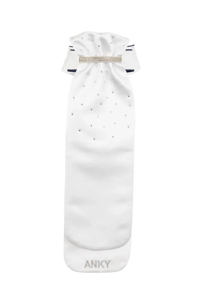 ANKY Multifit Plastron mit abnehmbarem Kragen White/Navy S