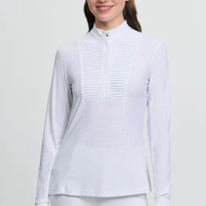 Arielle Damen Langarm Turniershirt White 36