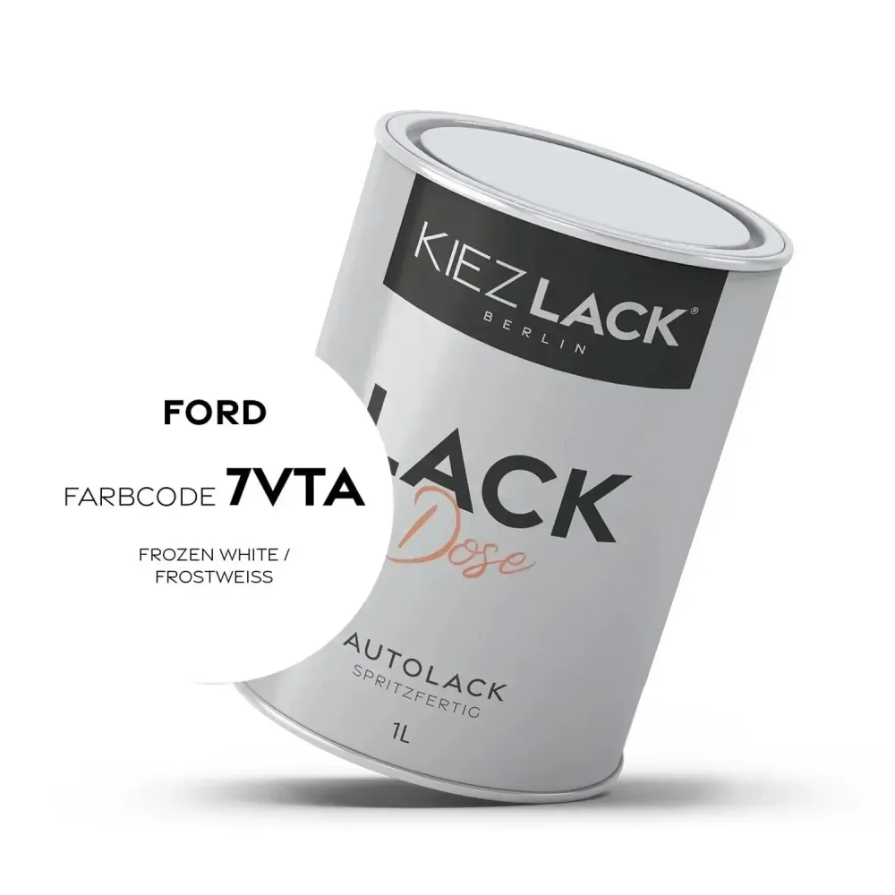 1K Autolack Lackdose Basislack spritzfertig FORD 7VTAWWA FROZEN WHITE
