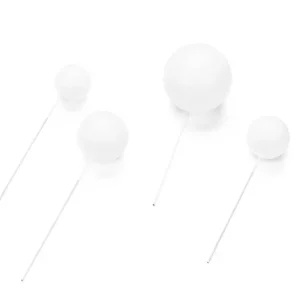 CM Basics Bubbles Einstecker Silk White 20 Stück