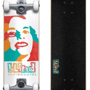 Blind Psychodelic Girl 7.75 Complete Skateboard White