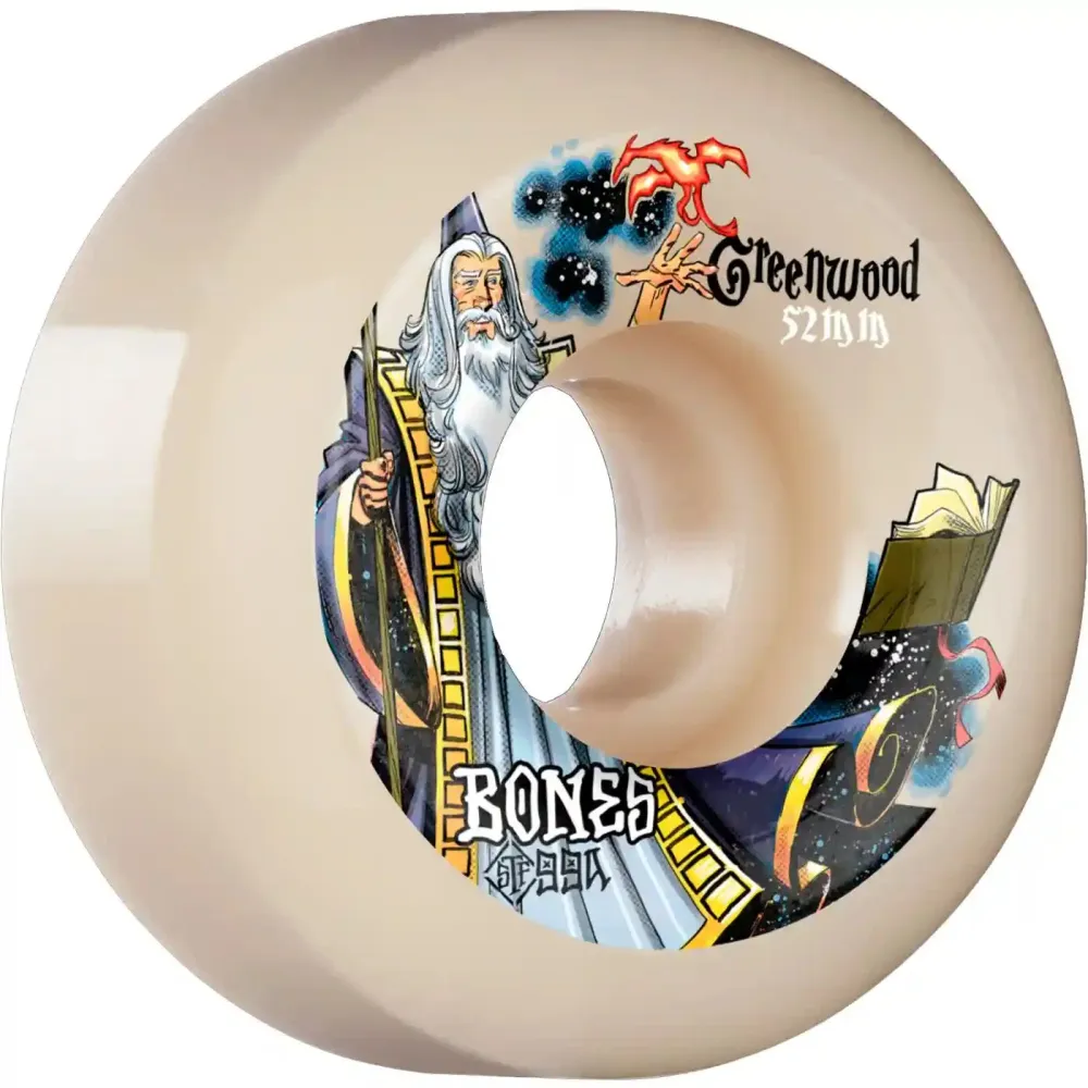 Bones 52mm 99A STF V5 Greenwood Magic Sidecut Wheels