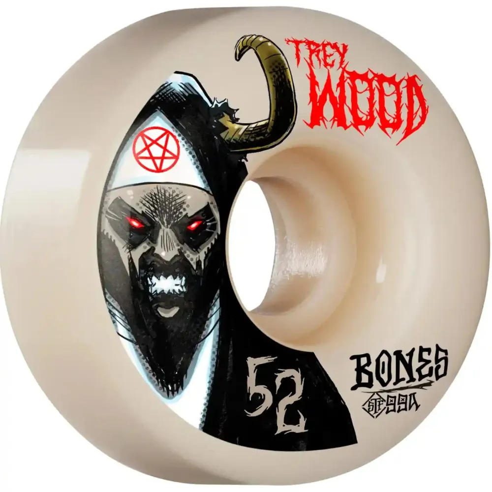 Bones 52mm 99A V1 STF Wood Demon Standard Cut Wheels