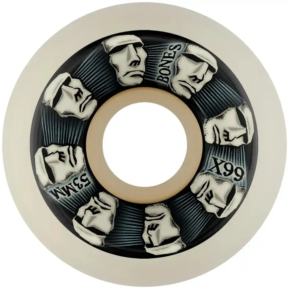 Bones 53mm 99A V5 X-Formula Head Rush Sidecut Wheels