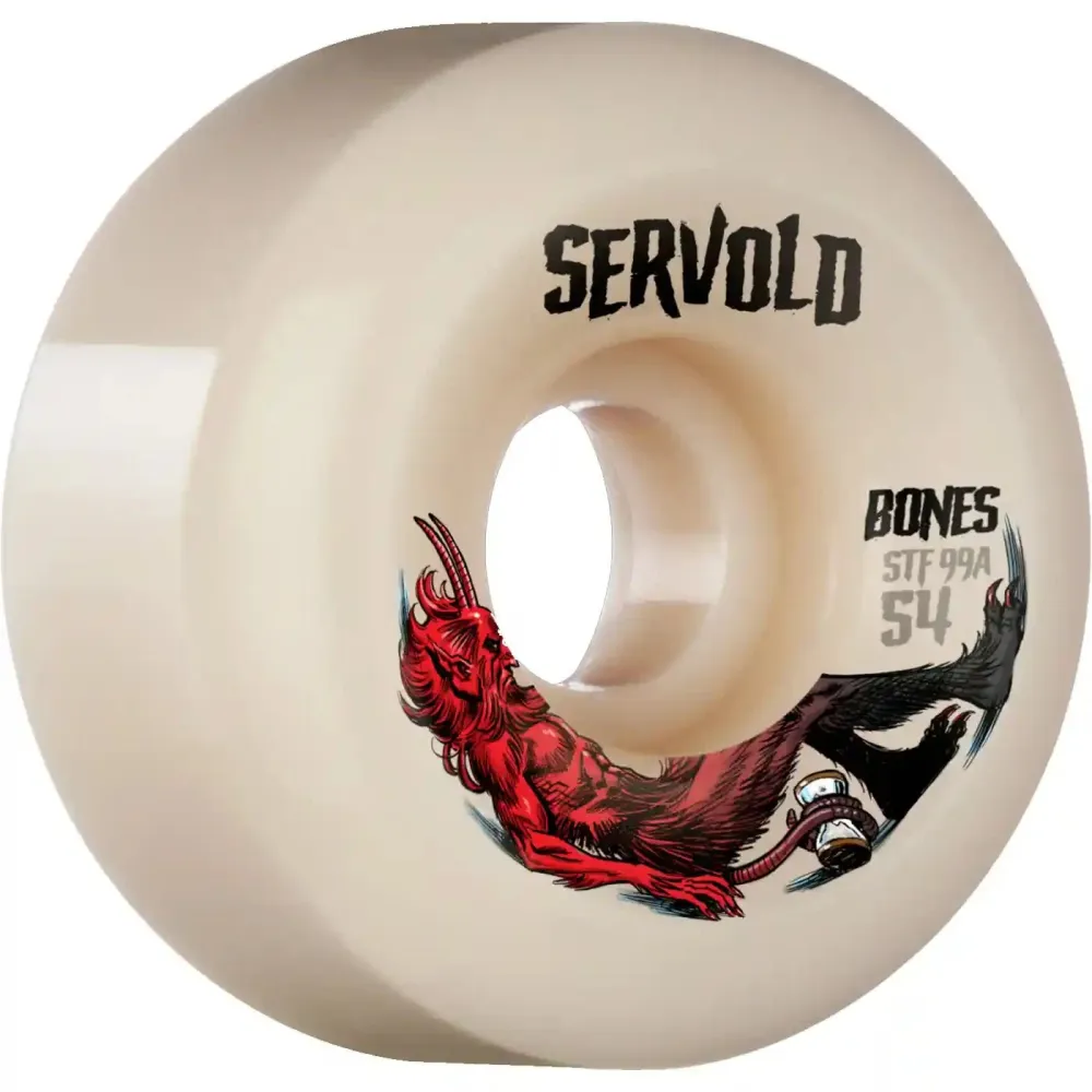 Bones 54mm 99A V6 STF Servold Trapped Wide Cut Wheels