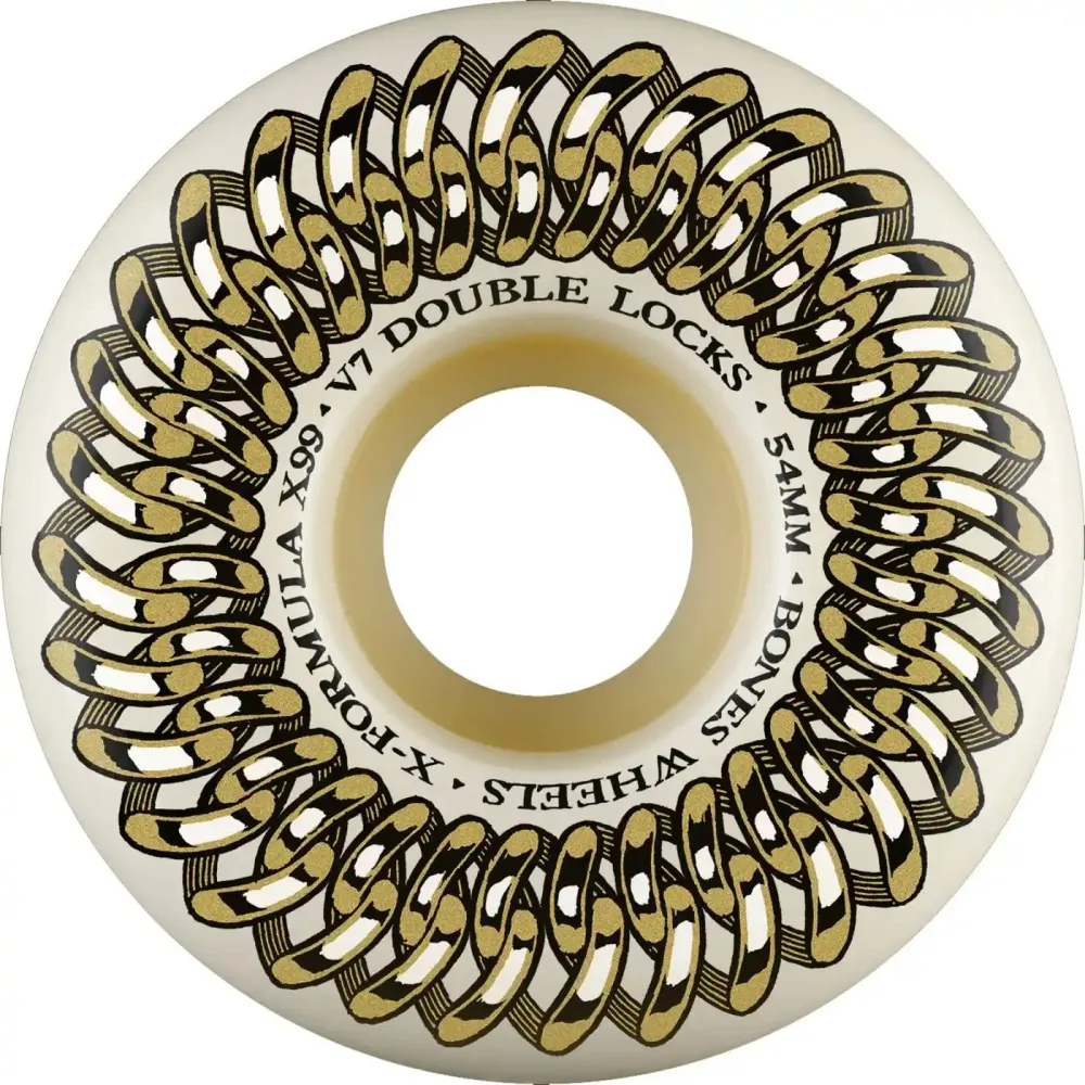 Bones 54mm 99A V7 X-Formula Double Lock Wheels
