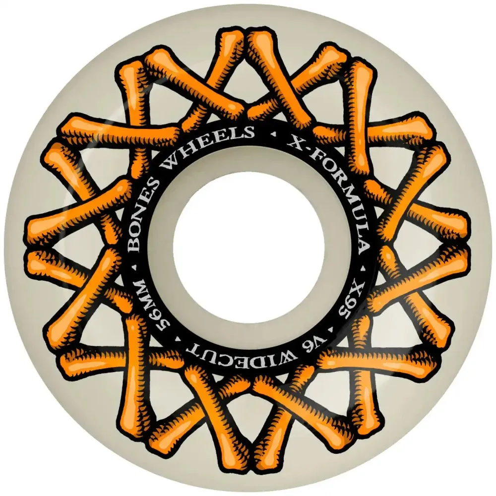 Bones 56mm 95A V6 X-Formula XF Wide Cut Wheels