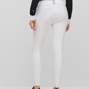 Boss Heather Damen Reithose mit Vollgrip White M
