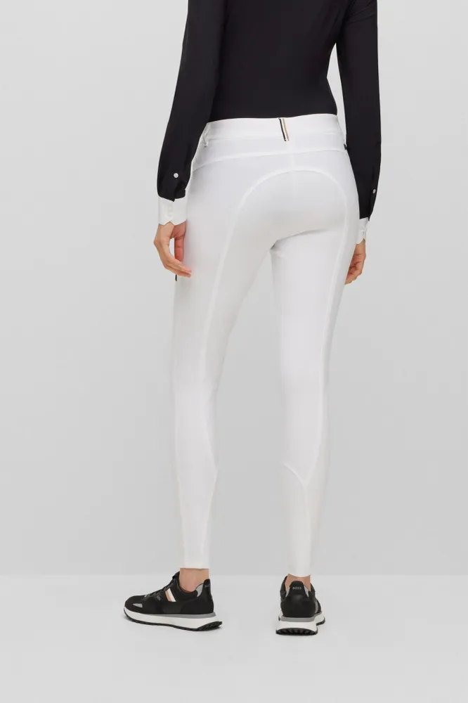Boss Heather Damen Reithose mit Vollgrip White L