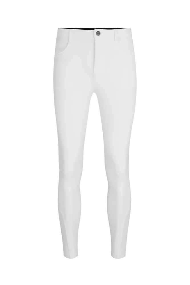 Boss James Herren Kniebesatz-Reithose White L