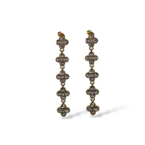 BOUCLE D'OREILLE MOSAIQUE WHITE