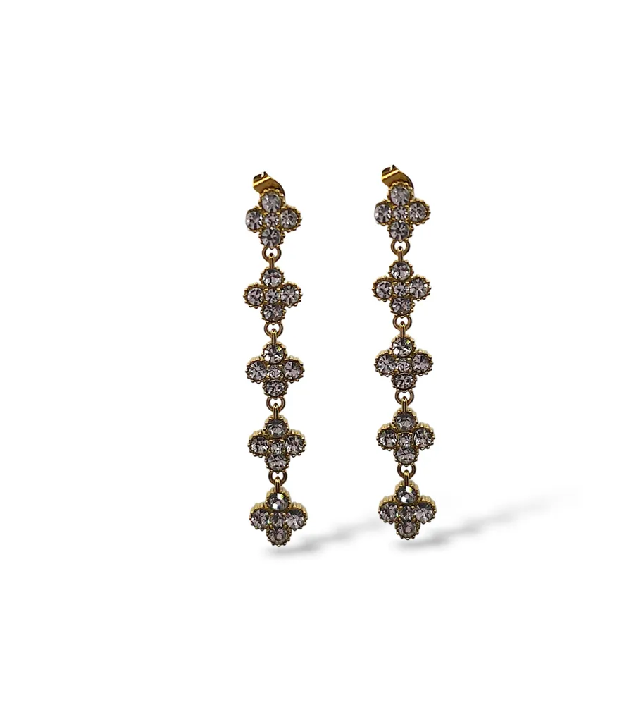 BOUCLE D'OREILLE MOSAIQUE WHITE