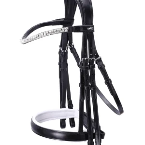 Brindisi Kandare black/white/silver WB