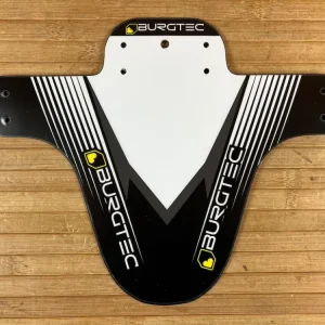 Burgtec Moto Mudguard White / Black